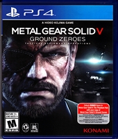 Sony PlayStation 4 Metal Gear Solid 5 Ground Zeroes Front CoverThumbnail